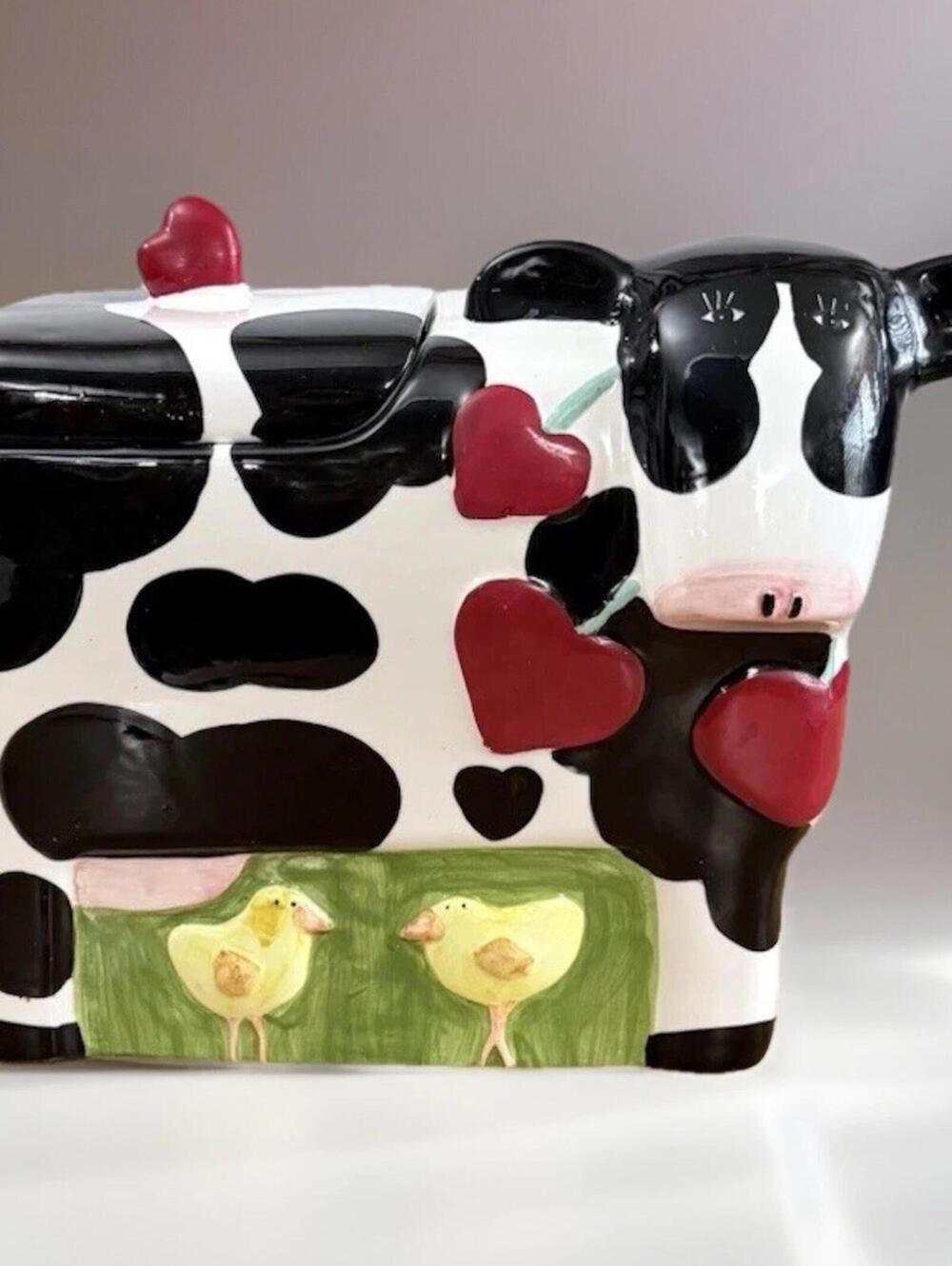 Vintage Collectible Cookie Jar Cow Pat Meyers Certified International Corp.
